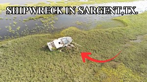 Shipwreck Discovery in Sargent, Texas – Lost History from Above