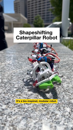 IEEE Spectrum | This shapeshifting caterpillar robot can change its size to get through tricky situations. We found it crawling around ICRA 2025. ICRA is... | Instagram