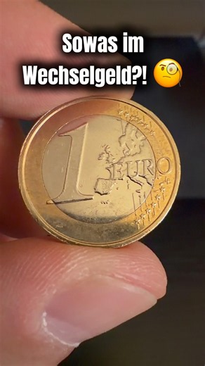I never expected to find this €1 coin in my change