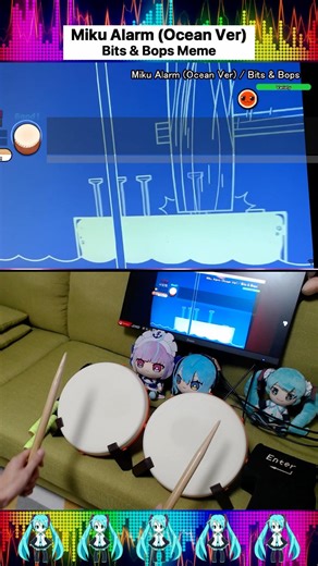 Miku Alarm (Ocean Ver) - Bits & Bops Meme [Drum] 🥁