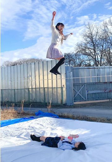 Ah-! #cute #viral #sports #スラックライン #slackline #岡澤恋