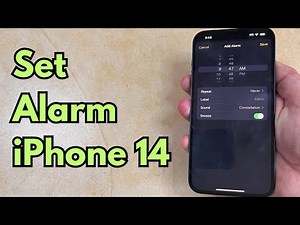 How to Set Alarm on iPhone 14