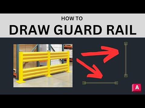 How to Create/Draw Guard Rail - AutoCAD