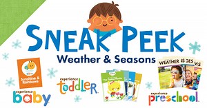 Each season brings big changes to weather and the surroundings your child sees. This month children will learn about weather, storms and the signs of changing seasons. Take a Sneak Peek of the Experience Baby, Toddler, and Preschool Weather & Seasons theme. ▶ There's still time to get your box! Order now: https://secure.mothergoosetime.com/get-started/ #ExperienceCurriculum #WeatherandSeasons #preschoolcurriculum | Experience Curriculum | Facebook