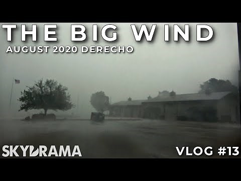THE BIG WIND| August 10th 2020 Derecho in the Midwest/Chicago Area | Skydrama VLOG #13