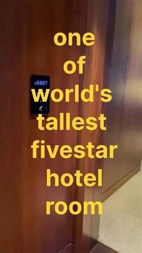 one of world's tallest fivestar hotel room#luxury room tour#JW Marriott Marquis Dubai#