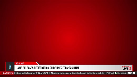 Jamb releases registration guidelines for 2026 UTME | The Informant247 | Facebook
