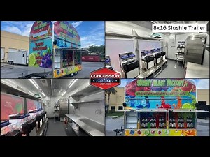 Slushy Blast Factory Trailer | Concession Nation