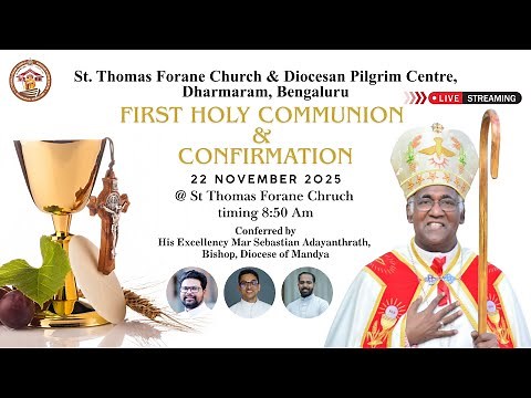 First Holy Communion & Confirmation Ceremony – Live (22-11-2025)