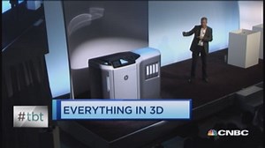TBT: Hewlett-Packard's 3D printer