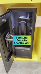 The ratty shoe rack in your laundry room holds your boots just fine, but if you’re anything like us, sometimes they need a bit more than an air dry. Samsung’s ShoeDresser sanitizes and deodorizes shoes with UVC light, and injects them with air to dry them faster. We saw it firsthand at CES 2023. #CES2023 #CES #Samsung More from CES 2023: https://www.digitaltrends.com/topic/ces/ | Digital Trends