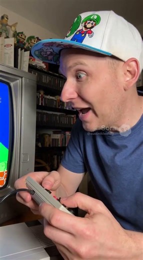 @1980sGamer1 puts a gamecube disc inside of an nes and says cheese on Brazil for 100 lives.