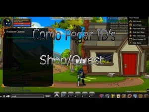 AQW How to get ID's Shop & Quests