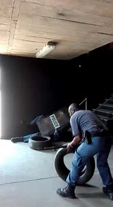 riot control training gone personal? 😂