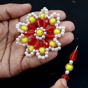 Simple & Beautiful Pearl & Beaded Flower-Making Ideas | Dian Diy Tech