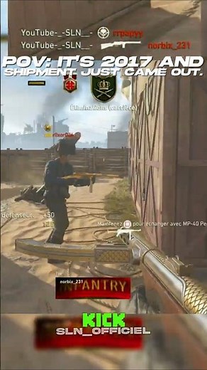 SHIPMENT from WWII was AMAZING🤩 #callofduty #cod #nostalgia #gamer