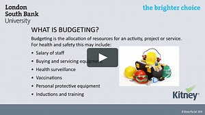LSBU Lectures - Budgeting for Health and Safety