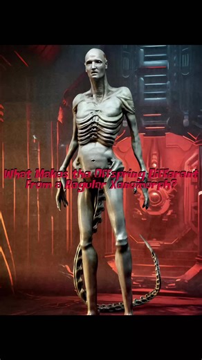 What Makes the Offspring Different from a Regular Xenomorph #alien #foryou #fyp #movie