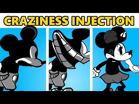 Friday Night Funkin' Vs Mouse.AVI | Craziness Injection All Weeks - Songs - Cutscenes - Dialogues