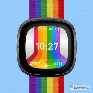 How to choose the perfect clock face for Pride month? Don't. Just rock a new one every day 🌈 Find the collection here: https://bit.ly/3x2sRcs Some clock faces are from third parties and may require payment. | Fitbit