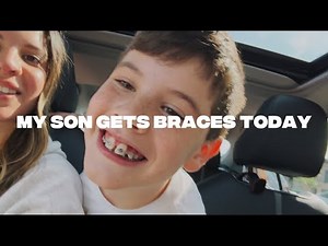 My son gets braces for the first time!