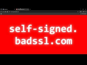 Self-Signed SSL Certificate: Why Browsers Reject It & How to Fix It