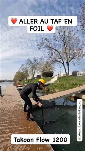 Go work on Takoon Flow 1200 #dockstart #pump #pumpfoil #takoon