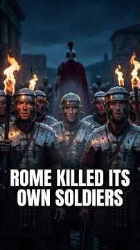 ROME KILLED ITS OWN SOLDIERS