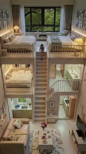 ArchitecturaAI on Instagram: "FREE EBOOK IN BIO⬆️ Learn to create AI interiors, home designs & prompts Join 13M+ viewers inspired by ArchitecturaAI This modern loft showcases the beauty of warm lighting, soft textures, and balanced décor. The neutral palette and minimalist furniture create an inviting environment perfect for slow mornings and peaceful evenings. It’s the kind of interior that feels calm, organized, and aesthetically aligned with modern lifestyle needs. Follow 👉 @archiecturaai_ f