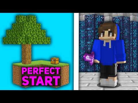 A PERFECT Start | Minecraft Skyblock