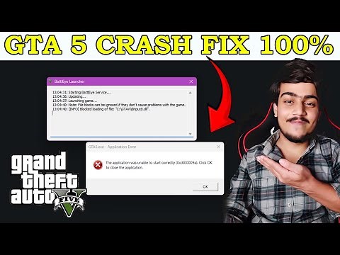 The application was unable to start correctly (0xc000009a) How To Fix GTA 5 BattlEye Launcher Error