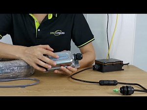 How to power PTZ camera with outdoor PoE injector