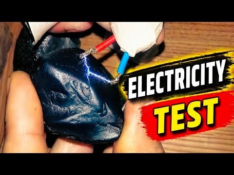 Testing carbonado Black Diamond with Electricity ⚡ Shocking Results!
