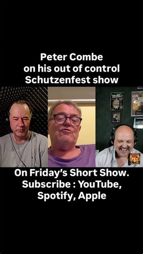 Peter Combe rocks out on Friday’s Short Show. #shortshow #petercombe #schützenfest #podcast