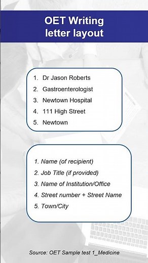 ✍️ START Your OET Letter with THIS!