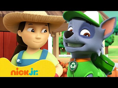 PAW Patrol Farmer Yumi's Best Moments! w/ Rocky 🚜 10 Minute Compilation | Nick Jr.