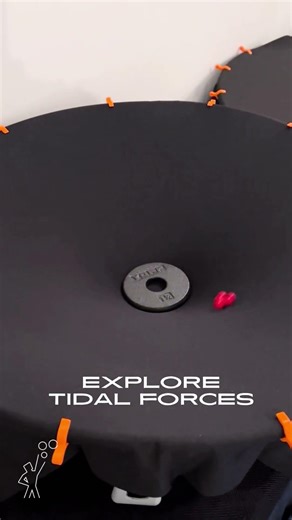 Demo Gravity on a Mini Scale - Mini Gravity Well #physics #learning #education #teacher #science