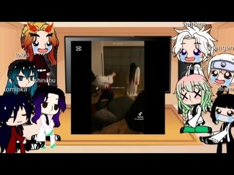 Hashira react to random tiktok #Gacha reaction Pink-Blossom 🌸