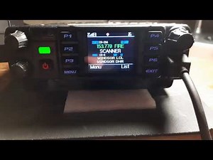 Anytone at-d578uv as a scanner.