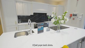 Take a look at the Hampton Kitchen from Gina Daly’s showroom walkaround. We have something for everyone when it comes to door styles. We have a vast range of gorgeous accessories and storage solutions that improve functionality in any kitchen. Visit our website to view Gina’s full showroom walkaround. | Cash and Carry Kitchens