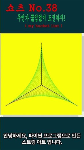 스트링 아트 ( string art ) #string #art #스트링 #아트 #파이썬 #python