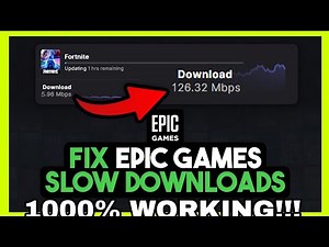 How to Fix Epic Games Slow Download Speed (2025) | Boost from Under 5MB/s to FAST! (Real Solution)⚡