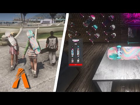 Pro Skate Career - FiveM Script (Update) | Customize your Skateboard! 🛹