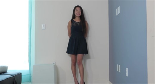 An Asian cutie enjoys BBC anally in her redo audition interview