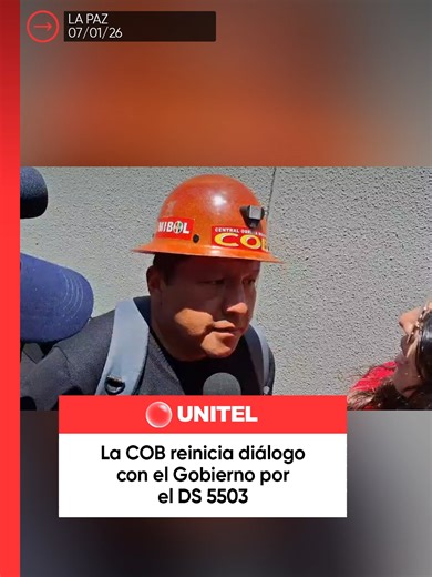 Mario Argollo, ejecutivo de la COB, espera “humo blanco” en el reinicio de las conversaciones con el Gobierno por el Decreto Supremo 5503 #Unitel #Política #COB