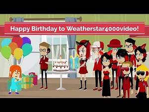 Rosie fails to ruin Weatherstar4000video's Birthday and gets grounded (HB-Day ‪@Weatherstar4000video‬)