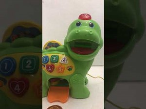 VTECH CHOMP E COUNT DINO DINOSSAURO VERDE SOM LUZ