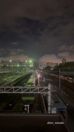 【東京散歩】大井町トラックス綺麗すぎる車両基地夜景🌙✨#shorts#大井町トラックス#車両基地#東京散歩#東京観光#japantravel