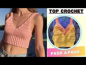 Cómo tejer Top a crochet | TUTORIAL completo, paso a paso!