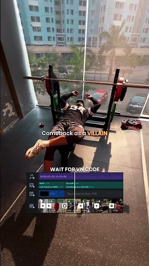 Gym reels edit vn code | VN TUTORIAL | VN TEMPLATE | VN CODE | Gym Reels Tutorial #vnvideoeditor